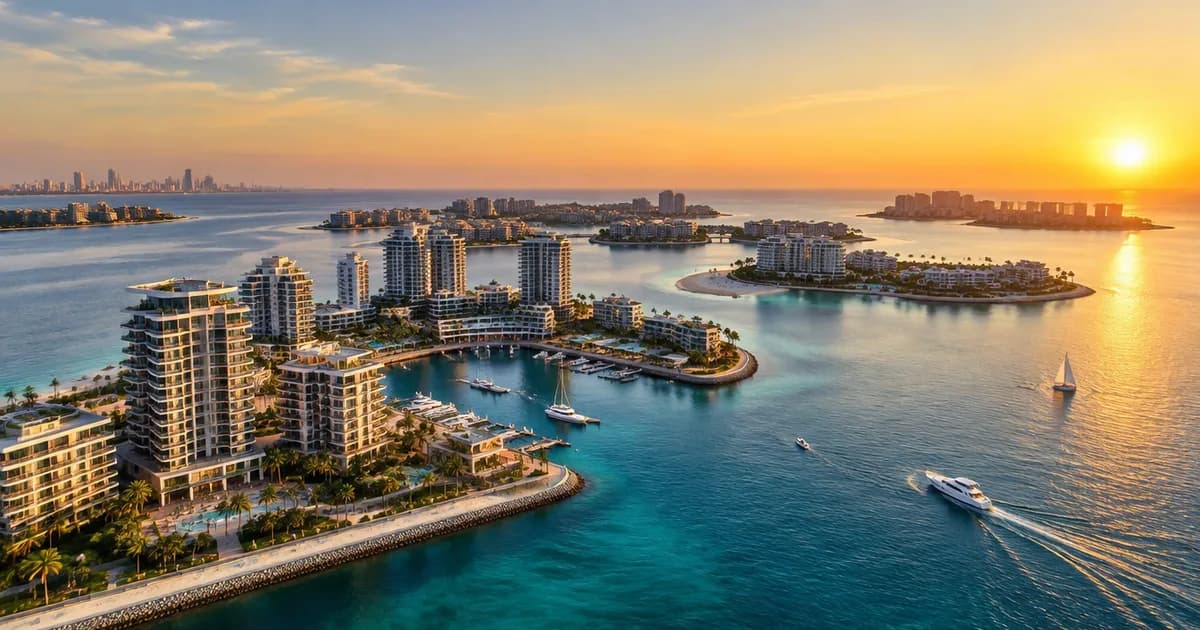 Dubai Islands waterfront skyline for a Dubai Islands off-plan broker guide